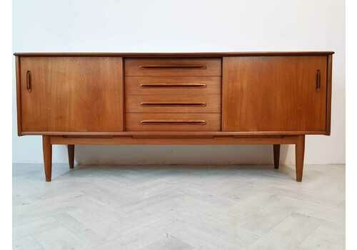 Nils Jonsson for Troeds Vintage 1960s Pyramid Teak Swedish Sideboard Buffet Credenza