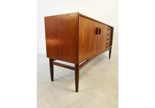 VB Wilkins For G Plan Vintage Mid Century 'Brasilia' Solid Teak Sideboard Buffet Credenza