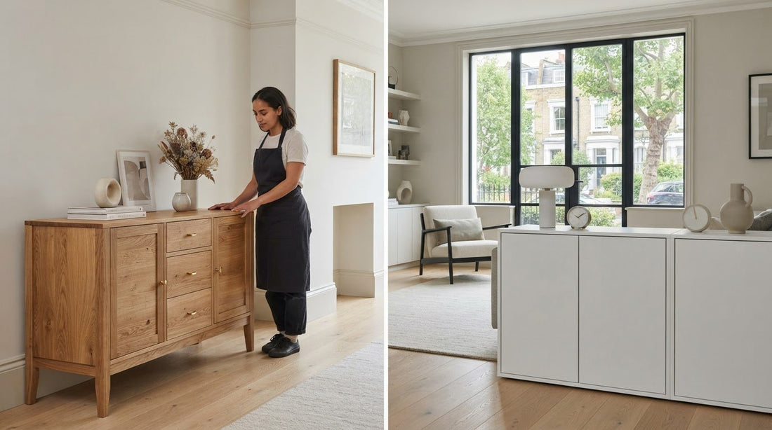 Alternatives to mass produced furniture in the UK: handmade or mass-produced