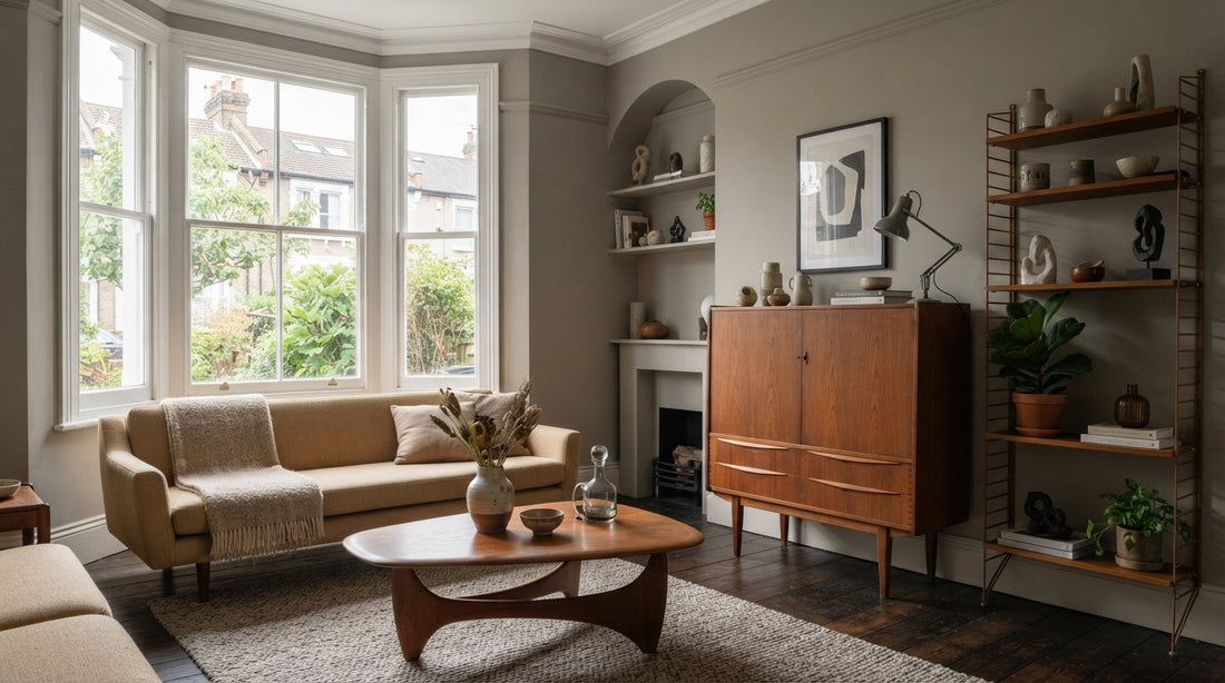 How to Curate an Authentic Mid Century Modern Living Room in the UK