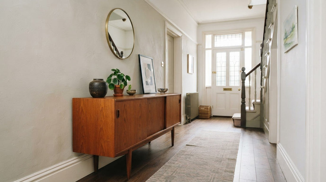 The Curated Entryway: Choosing a Narrow Sideboard for Hallway Spaces