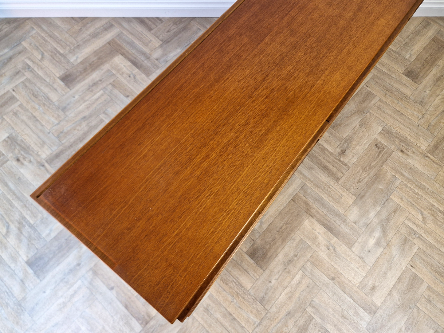 McIntosh Vintage Mid Century Danish Design Medium Teak Long Sideboard Buffet Credenza
