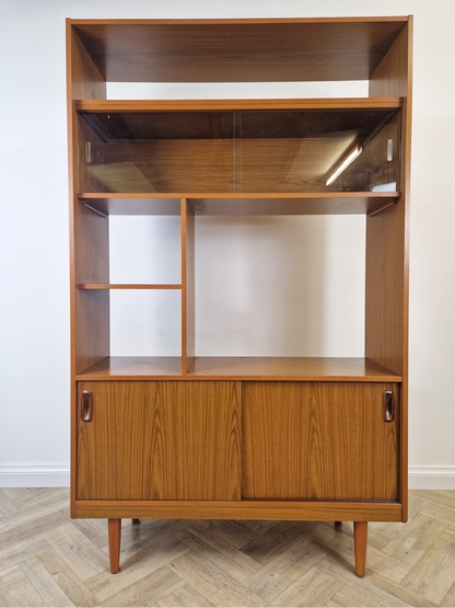 Schreiber Vintage Mid Century Danish Design Room Divider Bookcase Sideboard