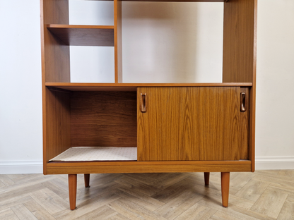 Schreiber Vintage Mid Century Danish Design Room Divider Bookcase Sideboard