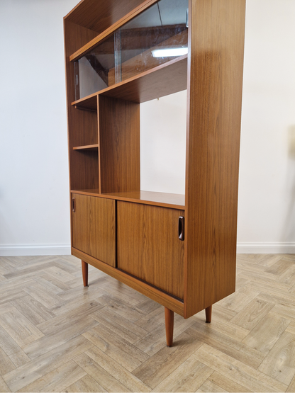 Schreiber Vintage Mid Century Danish Design Room Divider Bookcase Sideboard