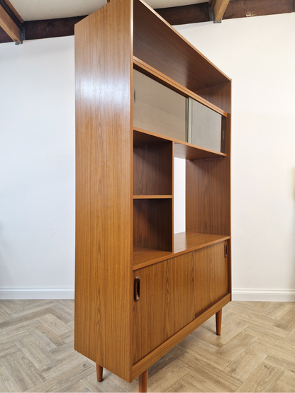 Schreiber Vintage Mid Century Danish Design Room Divider Bookcase Sideboard
