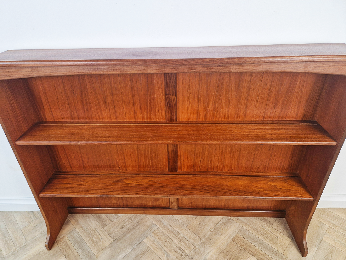 G Plan Fresco Vintage Mid Century Solid Teak Danish Design Double Bookcase