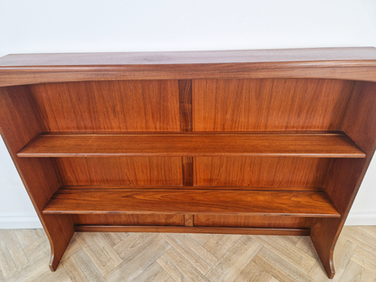 G Plan Fresco Vintage Mid Century Solid Teak Danish Design Double Bookcase