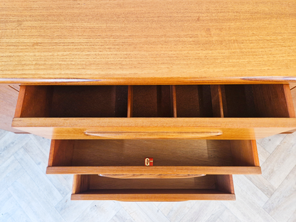 VB Wilkins G Plan Fresco Vintage Mid Century Danish Design Medium Teak Sideboard Credenza