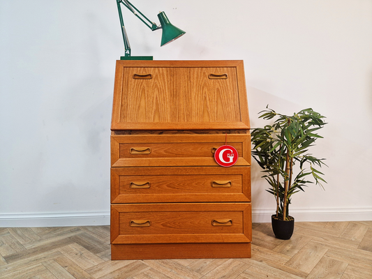 G Plan Fresco Vintage Mid Century Danish Design Teak Bureau Sideboard