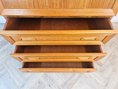 G Plan Fresco Vintage Mid Century Danish Design Teak Bureau Sideboard