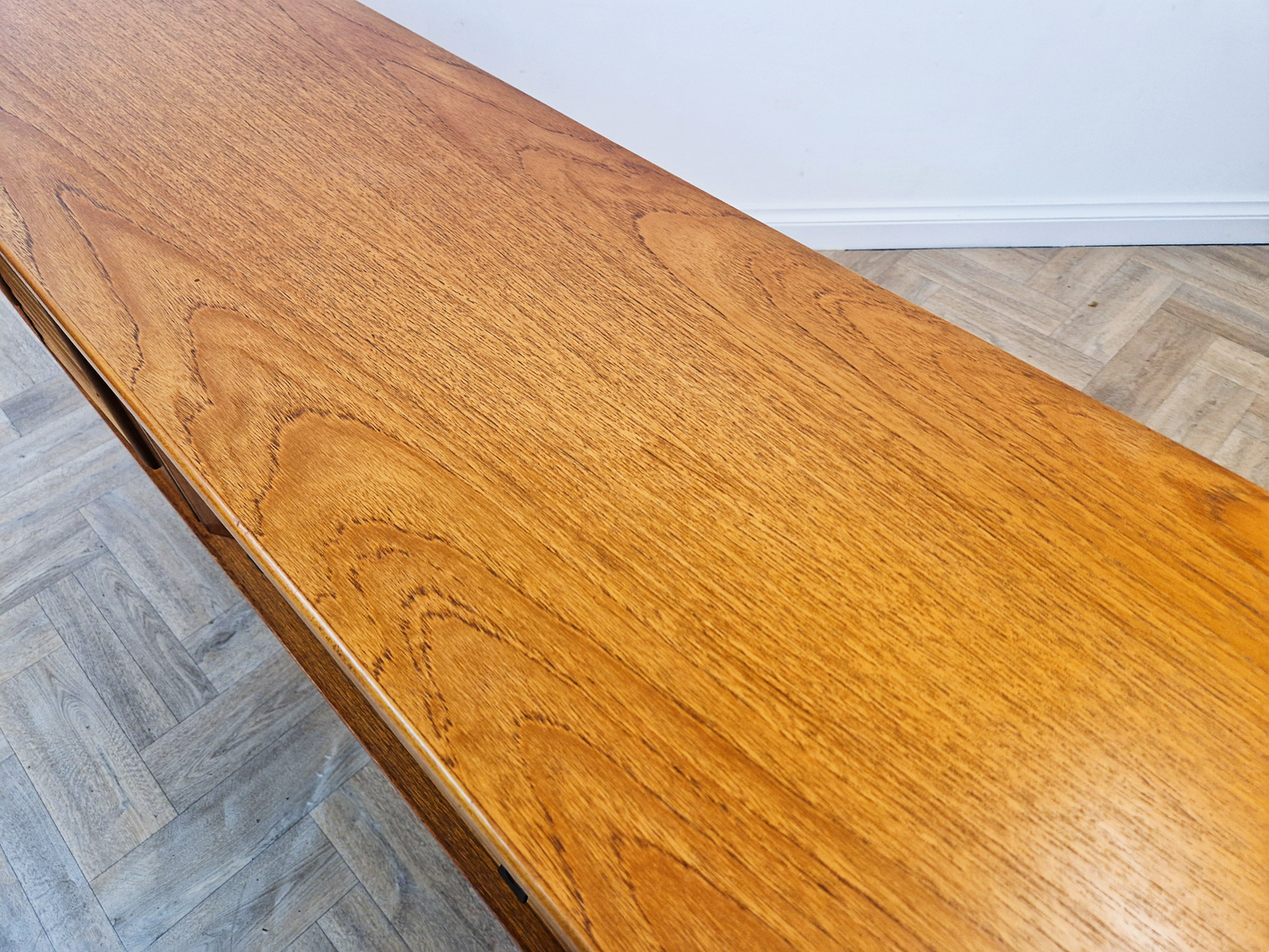 Portwood Vintage Mid Century Golden Teak 1960s Danish Design Sideboard Credenza