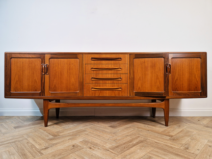 G Plan Fresco Red Label Mid Century Danish Deisgn Long John Sideboard Buffet Credenza