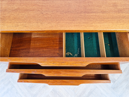 C.W.S Furniture Mid Century 1960s Danish Design Long Sideboard Buffet Credenza