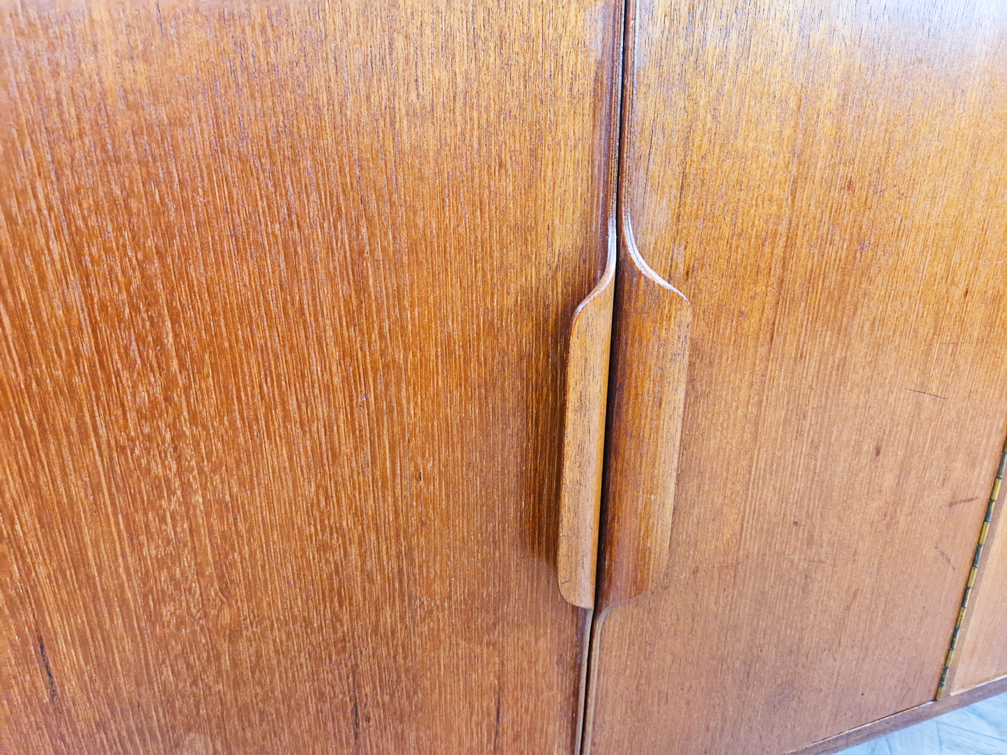 C.W.S Furniture Mid Century 1960s Danish Design Long Sideboard Buffet Credenza