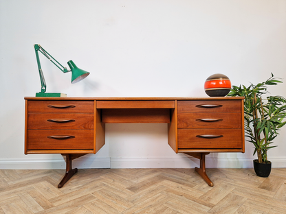 Frank Guille For Austinsuite VIntage Mid Century Danish Design Dresser Desk