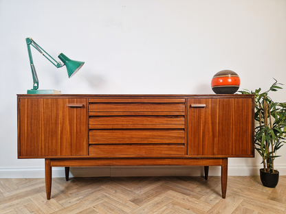 White & Newton Vintage 1960s Mid Century Danish Design Sideboard Buffet Credenza
