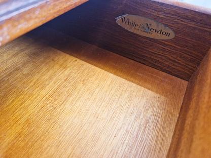 White & Newton Vintage 1960s Mid Century Danish Design Sideboard Buffet Credenza