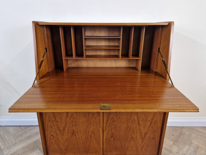 Remploy Vintage Mid Century Pyramid Teak Danish Design Writing Bureau Sideboard BL668