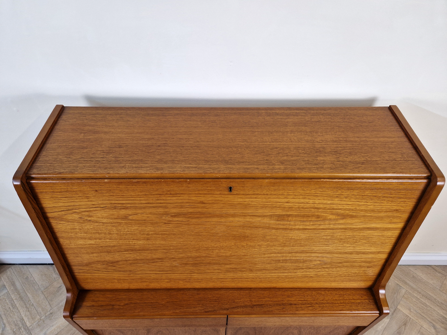 Remploy Vintage Mid Century Pyramid Teak Danish Design Writing Bureau Sideboard BL668