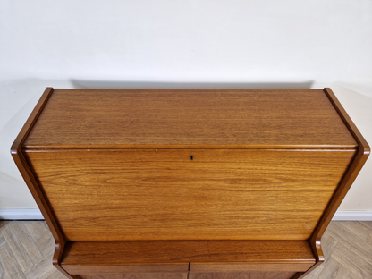 Remploy Vintage Mid Century Pyramid Teak Danish Design Writing Bureau Sideboard BL668