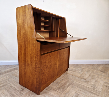 Remploy Vintage Mid Century Pyramid Teak Danish Design Writing Bureau Sideboard BL668