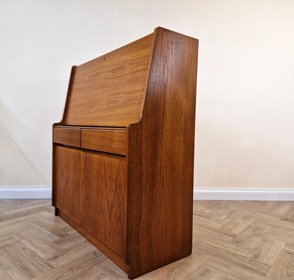 Remploy Vintage Mid Century Pyramid Teak Danish Design Writing Bureau Sideboard BL668
