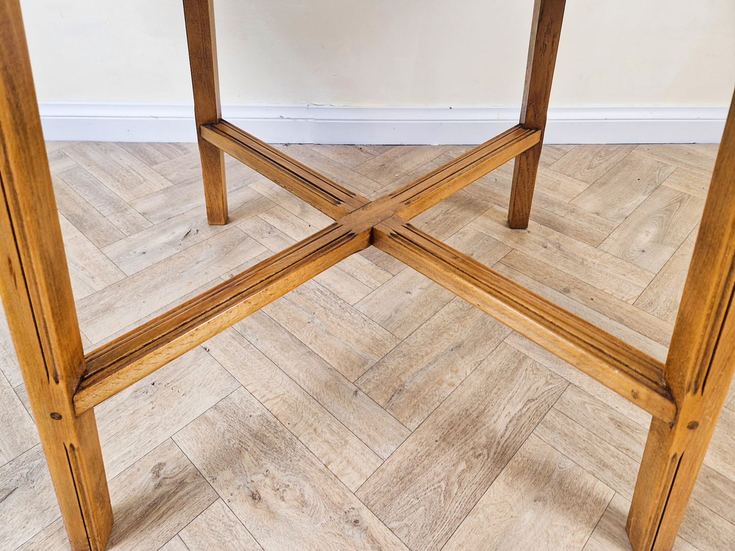 Ercol Mid Century Solid Elm Danish Design Drop Leaf Table & Chair Set