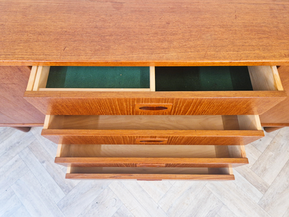 Arne Hovmand Olsen for Mogens Møbel Vintage Mid Century Solid Teak Sideboard