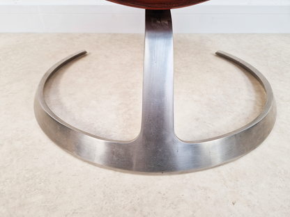 Preben Fabricius & Jørgen Kastholm Pair Scimitar IS63 Mid Century Lounge Chairs