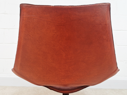 Preben Fabricius & Jørgen Kastholm Pair Scimitar IS63 Mid Century Lounge Chairs