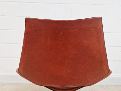 Preben Fabricius & Jørgen Kastholm Pair Scimitar IS63 Mid Century Lounge Chairs