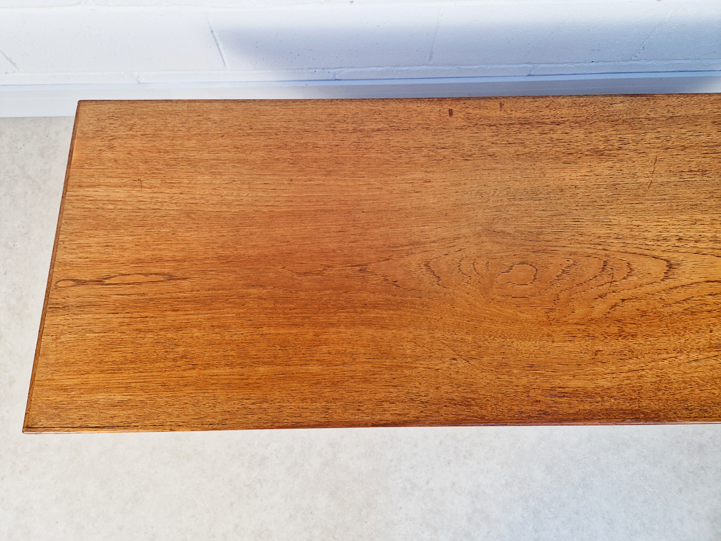 Mogens Kold Møbelfabrik Vintage Danish Mid Century Teak Long John Coffee Table