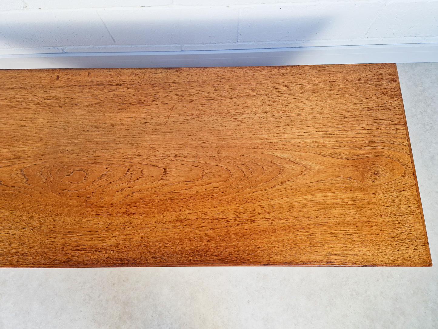 Mogens Kold Møbelfabrik Vintage Danish Mid Century Teak Long John Coffee Table