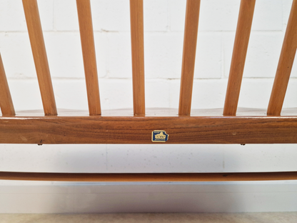 Ercol Heritage Solid Elm Model 359 Vintage Mid Century 2 Seater Loveseat