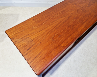 Gunni Ømman For Axel Christiansen Danish Mid Century Teak Long Sideboard Credenza