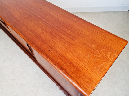 Gunni Ømman For Axel Christiansen Danish Mid Century Teak Long Sideboard Credenza