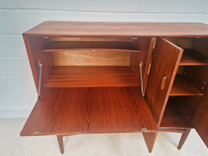 G Plan Brasilia Gold Label 1960s Teak Danish Design Sideboard Drinks Cocktail Cabinet