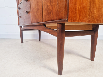 G Plan Brasilia Gold Label 1960s Teak Danish Design Sideboard Drinks Cocktail Cabinet