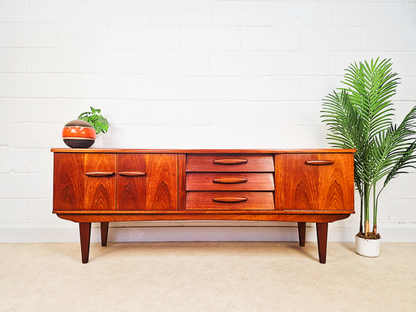 Jentique Vintage Mid Century 1960s Danish Design Sideboard Credenza