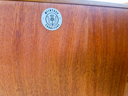Tom Robertson for McIntosh Dunvegan Mid Century 1960s Teak Sideboard Credenza