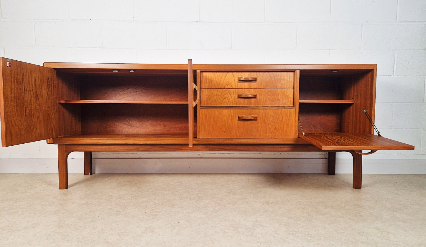 G Plan Sierra Red Label Vintage Mid Century Teak Danish Design Retro Long John Sideboard
