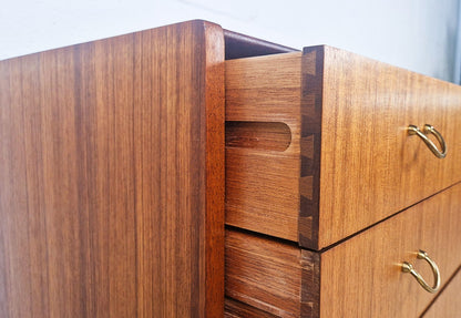 G Plan Liberanza Tola & Black Gold Label Vintage Mid Century Danish Design Chest of Drawers