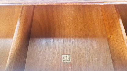 G Plan Liberanza Tola & Black Gold Label Vintage Mid Century Danish Design Chest of Drawers