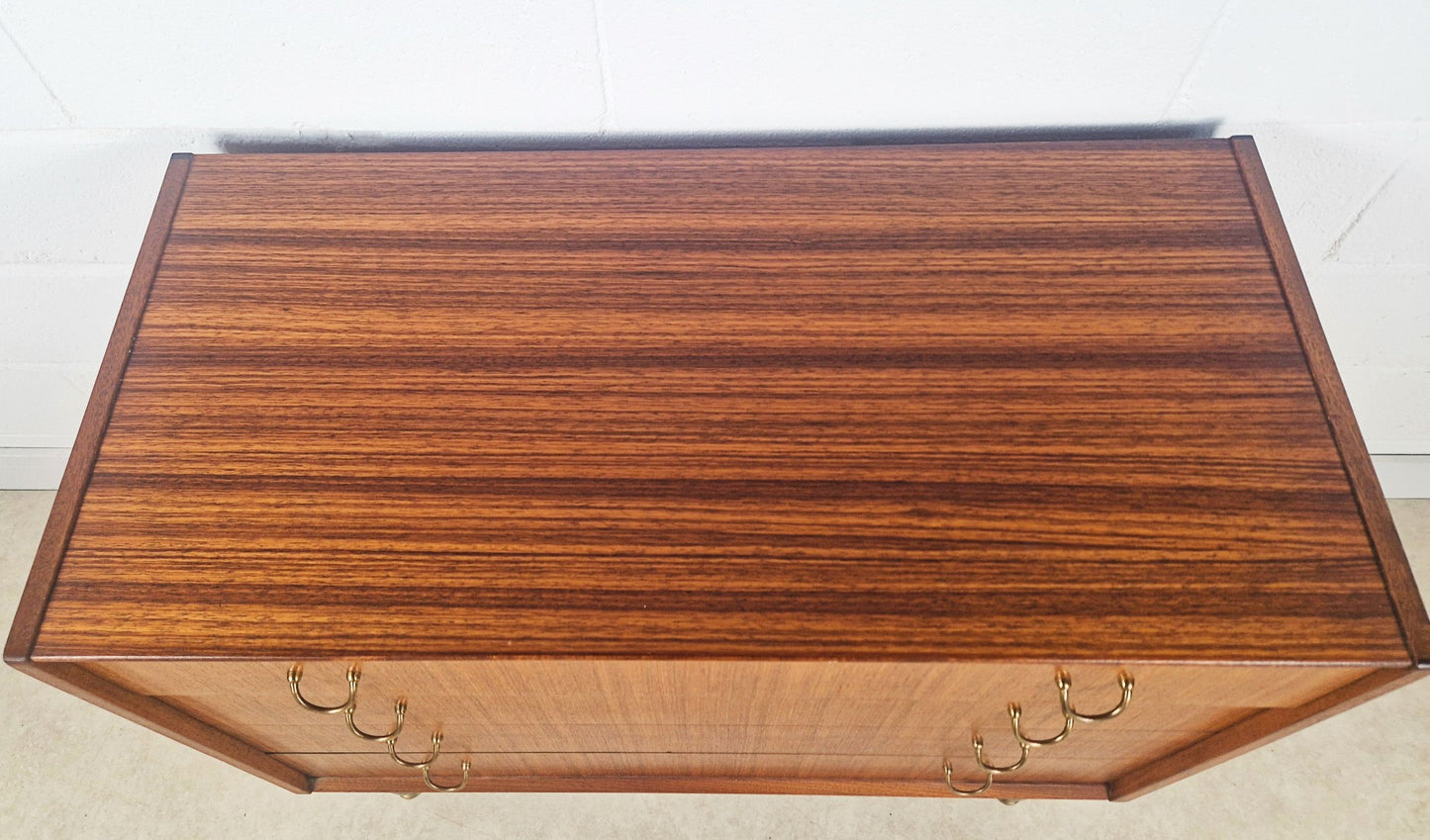 G Plan Liberanza Tola & Black Gold Label Vintage Mid Century Danish Design Chest of Drawers