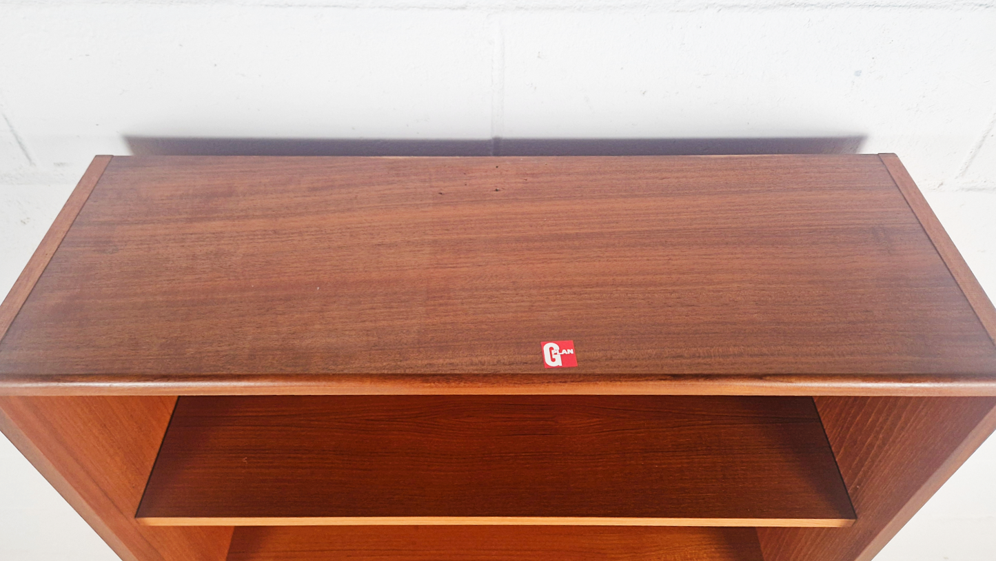 G Plan Fresco Red Label Vintage Mid Century Medium Teak Retro Bookcase