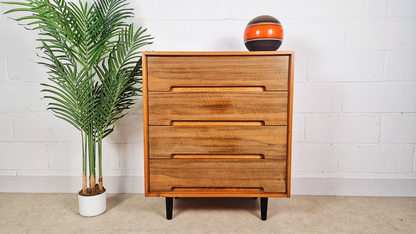 John & Sylvia Reid Stag C Vintage Mid Century Danish Design Chest of Drawers