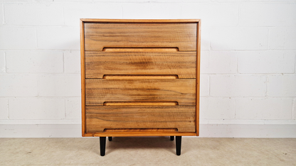 John & Sylvia Reid Stag C Vintage Mid Century Danish Design Chest of Drawers