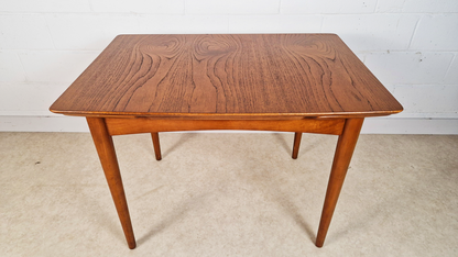Jentique Vintage Medium Teak Danish Design Extending Mid Century Dining Table