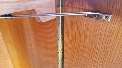Gunther Hoffstead for Uniflex Q Range Vintage Mid Century Blonde Teak Double Wardrobe
